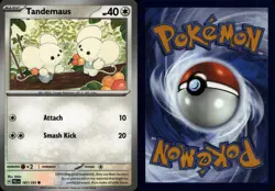 TANDEMAUS 167/193 Pokemon Card Paldea Evolved Near Mint - Image 3