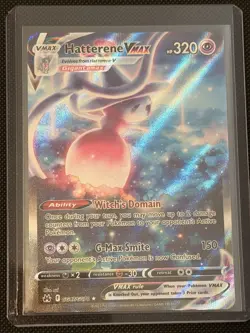 Hatterene VMAX GG47/GG70 Crown Zenith Galarian Gallery Pokemon Card NM/MT - Image 1