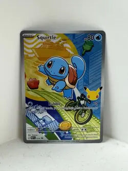 2026 Pokemon Squirtle 039 First Partner Illustration Full Art Holo Promo - Image 1