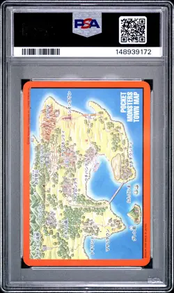 1996 POKEMON JAPANESE BANDAI CARDDASS VENDING #000 CHARIZARD TRAINER PSA 8 - Image 2