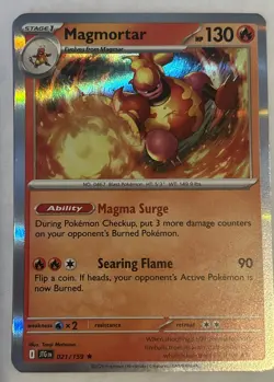 Magmortar 021/159 Rare Journey Together Pokemon Holo Near Mint - Image 1