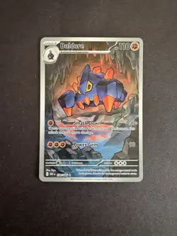Pokemon White Flare Boldore 128/086 Illustration Rare NM IR - Image 1