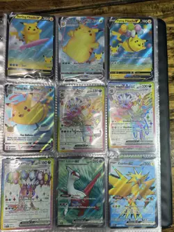 Pokemon TCG Lot Binder: SIR, Full Arts, Promos, V’s, VMAX’s, EX’s, Error Prints - Image 2