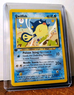 POKEMON QWILFISH 49/64 1ST EDITION NEO REVELATION LIGHTLY PLAYED - Image 3