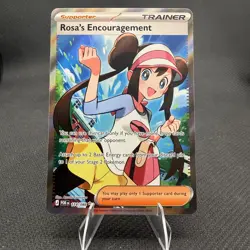 Rosa's Encouragement 114/088 Ultra Rare Perfect Order Pokemon Holo Near Mint - Image 1