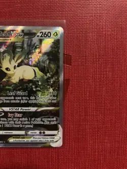 Pokemon TCG Leafeon VSTAR Crown Zenith Holo Ultra Rare GG35/GG70 NM - Image 2