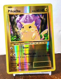 POKEMON PIKACHU 35/108 REVERSE HOLO XY EVOLUTIONS LP - Image 1