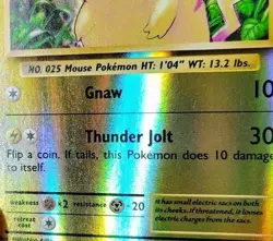 POKEMON PIKACHU 35/108 REVERSE HOLO XY EVOLUTIONS LP - Image 5