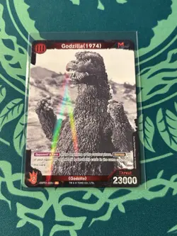Godzilla 1974 P 006+ Foil Godzilla Card Game 1st Edition Rare Parallel Monster - Image 1