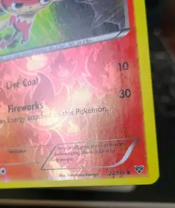 POKEMON PANSEAR 22/146 REVERSE HOLO XY BASE SET LP TOMOKAZU KOMIYA - Image 5