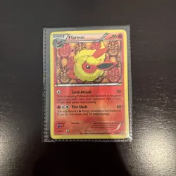 Pokemon 2013 Black and White Flareon Holo BW88 Black Star Promo Card - Image 1