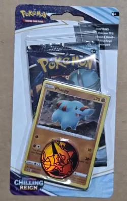 2021 Pokemon TCG: Sword & Shield: Chilling Reign Blister w/ Phanpy Promo - Image 1