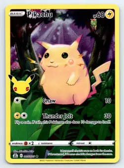 Pokemon TCG - Pikachu 005/025 - Celebrations - Holo Rare (005) - Image 1
