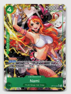 The Azure Sea's Seven #OP14-031 Nami (Alternate Art) #2 - Image 1