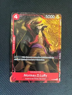 Monkey.D.Luffy (Tournament Pack Vol. 1) P-007 One Piece Promo Cards - Image 1