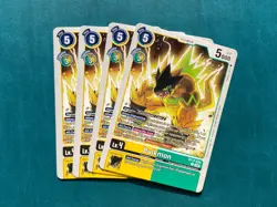 Bulkmon BT17-034 Playset Secret Crisis Digimon Card Game x4 - Image 1