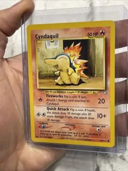 Pokemon Cyndaquil 57/111 - NM - Neo Genesis 2000 - Common Near Mint Vintage Card - Image 2