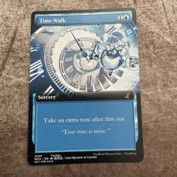 Time Walk - Custom Art MTG Magic The Gathering Playtest Card - Image 1