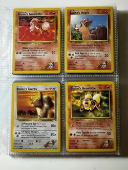 Pokemon Gym Heroes 71 Card Lot WOTC 1999 Mostly Lightly Played Vintage TCG - Image 4