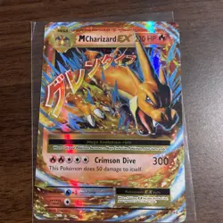 Pokemon M Charizard EX Trading Card 220 HP 13/100 - Image 1