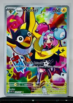 Iono's Wattrel 231/217 IR Ascended Heroes Pokemon Card NM Pack Fresh - Image 1