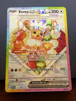 Eevee ex 174 SV Black Star Promo Card Prismatic Evolutions Pokemon TCG - Image 1