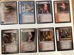 Lord of the Rings TCG LOTR -Shadows- complete RF Foil Rare set 18 cards CCG - Image 1