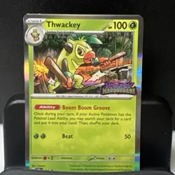 Thwackey 115 Sv: Scarlet & Violet Promo Cards Holo EN Stage 1 100 HP - Image 1