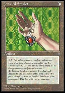 Jeweled Amulet - Damaged / Poor MTG Ice Age - Image 1