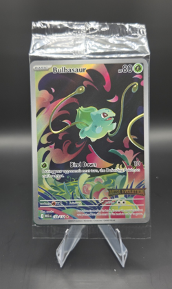Pokemon Bulbasaur Illustration Rare Holo Stamped Misc Cards 133/132 80 HP SEALED - Image 1