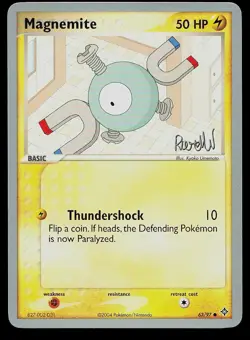 Pokemon Card World Championship Decks Magnemite Reed Weichler 63/97 Common - Image 1