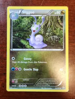 Uncommon Sliggoo Pokemon Card, Flashfire Set 73/106 - Image 1