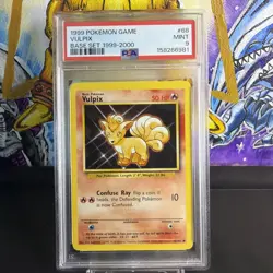 Pokemon Cards - PSA 9 Vulpix 68/102 - Base Set 1999-2000 4th Print UK - Image 1