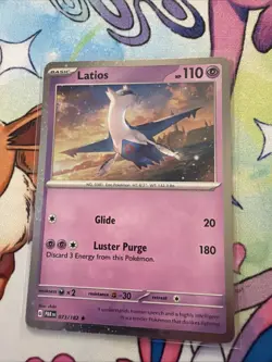Latios 073/182 Cosmos Holo Pokemon Paradox Rift Card - Image 1