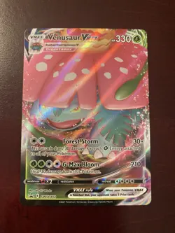 Venusaur VMAX SWSH102 SWSH Sword & Shield Promo Standard Size Pokemon Card NM - Image 1