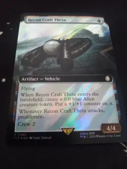 Recon Craft Theta (Extended Art) (Surge Foil) - Universes Beyond: Fallout NM MTG - Image 1