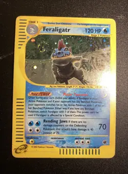 Pokemon Card-Feraligatr-Holo-Expedition-12/165-ENG-PL - Image 1