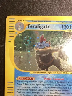 Pokemon Card-Feraligatr-Holo-Expedition-12/165-ENG-PL - Image 3