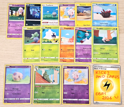 14 card Asako Ito artist lot - includes 3 reverse holo NM/LP cute Pokemon TCG - Image 1