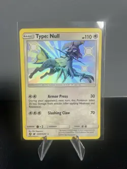 Pokemon TCG Type: Null Hidden Fates SV45/SV94 Holo Rare Card - Image 1