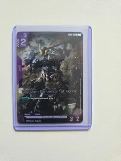 Gundam Barbatos 1st Form GD02-054 English Legend Rare Dual Impact Gundam Card - Image 1