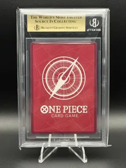 2025 ONE PIECE JP OP14-THE AZURE SEA'S SEVEN #020 DRACULE MIHAWK LEADER BGS 10 - Image 2