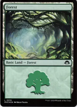 Forest () L Modern Horizons 3 319 NM Foil MTG - Image 1