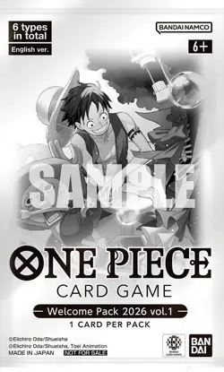 One Piece TCG - Welcome Pack 2026 Vol. 1 English Sealed - Image 1