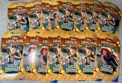 Disney Lorcana TCG Wilds Unknown Sleeved Booster Pack Lot of 15 🔥Ships ASAP🔥 - Image 1