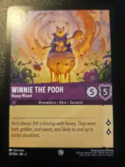 Winnie The Pooh - Hunny Wizard 59/204 Common Rise Of The Floodborn Lorcana TCG - Image 1