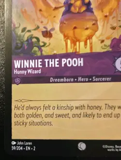 Winnie The Pooh - Hunny Wizard 59/204 Common Rise Of The Floodborn Lorcana TCG - Image 4