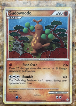 Pokemon TCG 2010 HeartGold Soulsilver Unleashed Holo Sudowoodo 9/95 (LP) - Image 1