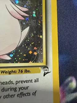 Pokemon Chansey Base Set 2 Holo Rare Card 3/130 WOTC Heavy Played - Image 2
