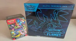 Pokemon Phantasmal Flames ETB Elite Trainer Box & Booster Bundle New Sealed - Image 1